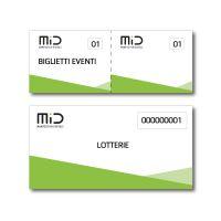 Stampa biglietti per eventi e lotterie