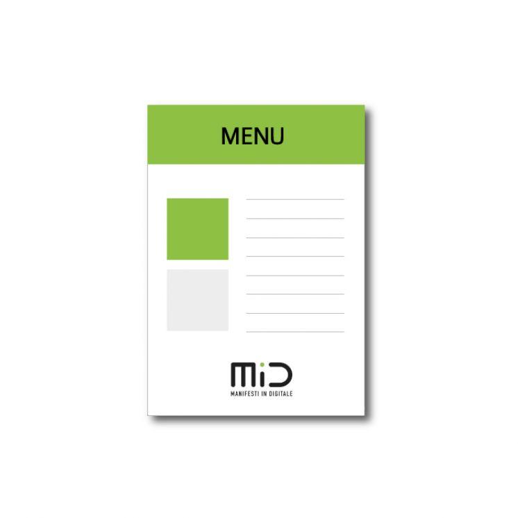 Stampa menù ristorante